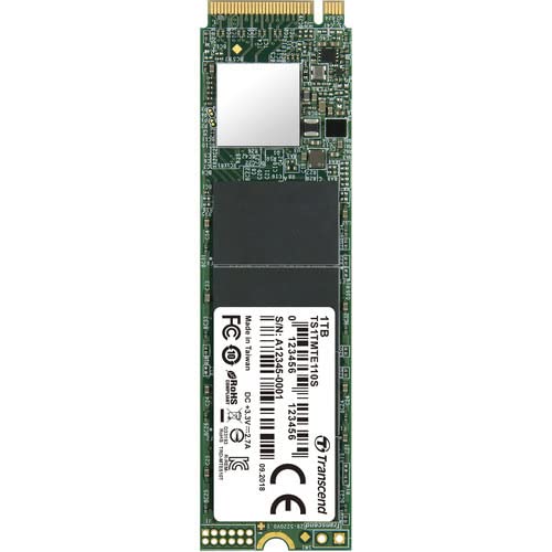 Transcend 110S NVMe PCIe Gen3 x4 Internal SSD M.2 2280 | Sequential Read/Write Up to 2,500/1,700 MB/s | 256GB/512GB/1TB/2TB Transcend 110S NVMe PCIe Gen3 x4 Internal SSD M.2 2280 | Sequential Read/Write Up to 2,500/1,700 MB/s | 256GB/512GB/1TB/2TB